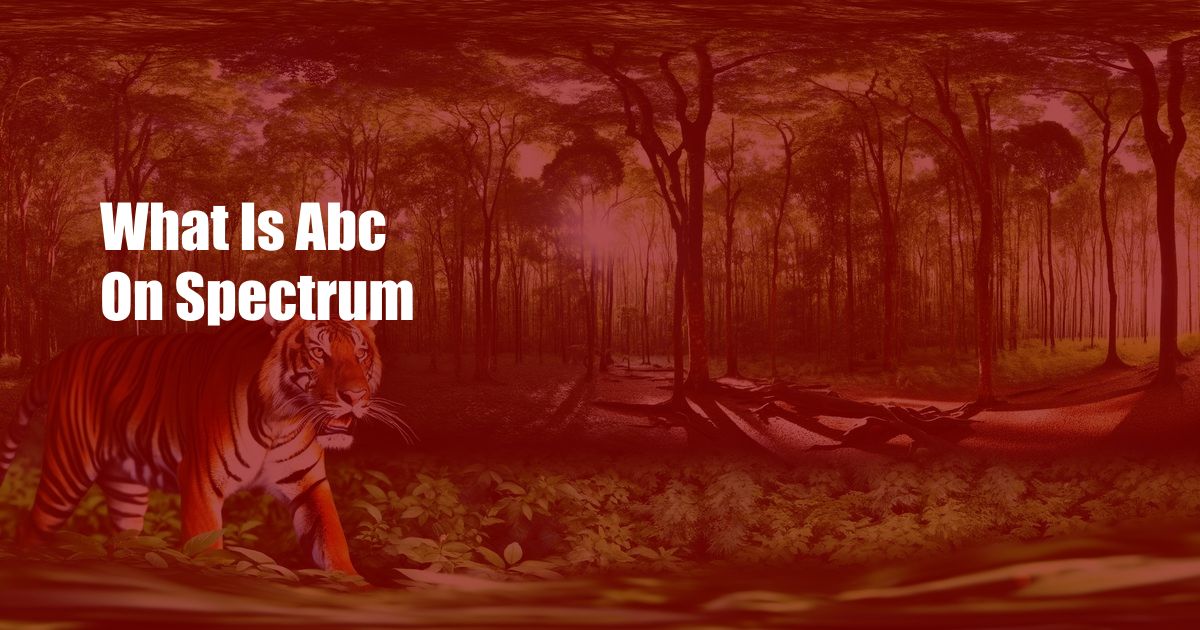 What Is Abc On Spectrum